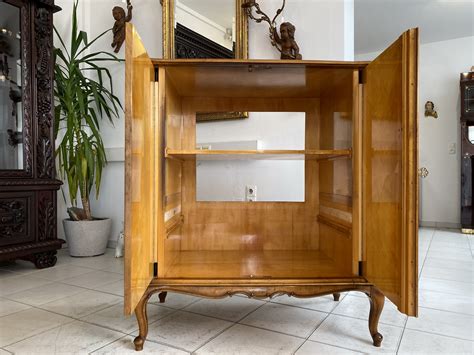 Geschweifte Barockstil Anrichte Sideboard Kommode A2684 Antike