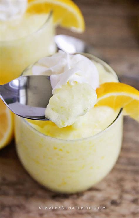 For when turning on the oven is just too much. Lemon Fluff Dessert