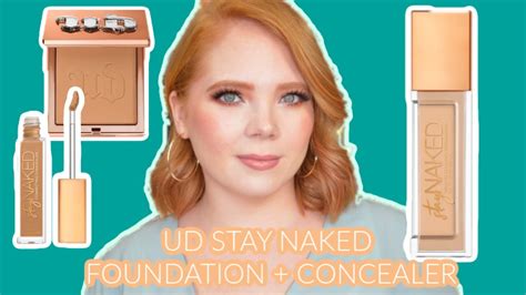 Urban Decay Stay Naked Foundation Concealer First Impression YouTube