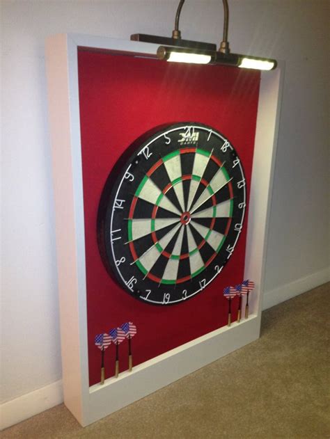 Check spelling or type a new query. LED LIGHTED Red & White Trim Dart Board Backboard Surround ...