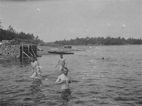 Russian Tzar Nicholas Ii Swimming Nacked These Photos Taken In 1912