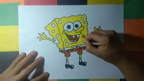 Dibujando A Bob Esponja Paso A Paso Drawing Sponge Bob Step By Step