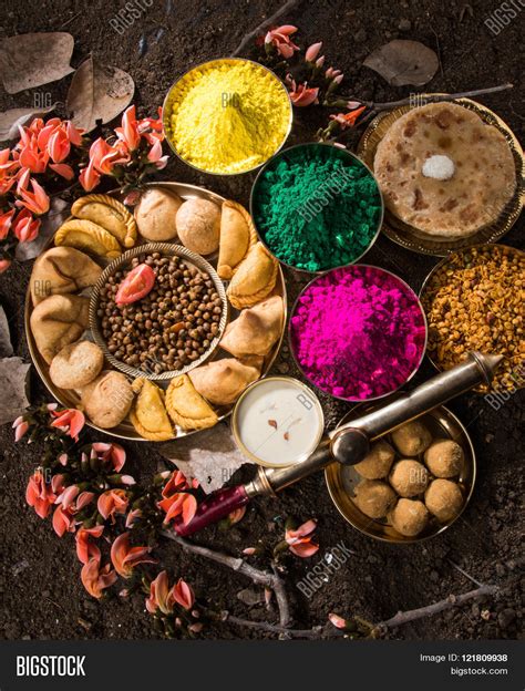 Holi Festival Food Image And Photo Free Trial Bigstock