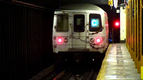 This totally caught me off guard because i haven't seen a. R46 C trains at 155th Street - YouTube