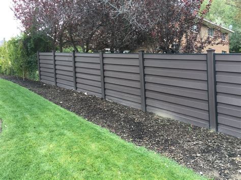 Sloped Trex Horizons Fence Trex Fencing Fds