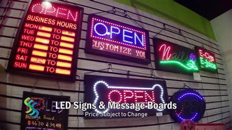 Led Message Boards And Signs Specialty Store Services Youtube