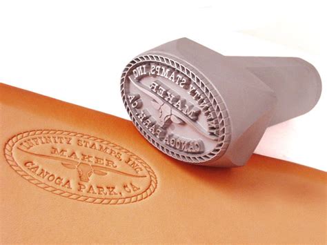 Infinity Stamps Inc Custom Handheld Steel Maker Stamp Leather