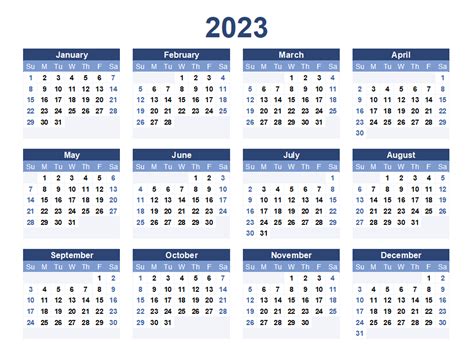 Calendar 2023 Png Transparent Image Download Size 925x675px