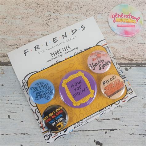 Badges Friends Lot De 5