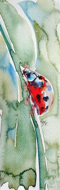 Ladybird Art Print Featuring The Painting Ladybird By Kovacs Anna