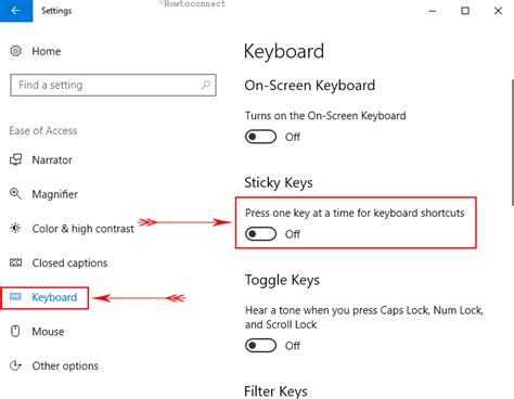 Turn on sticky keys by pressing shift five times in a row. How to Turn Off Sticky Keys in Windows 10 Keyboard
