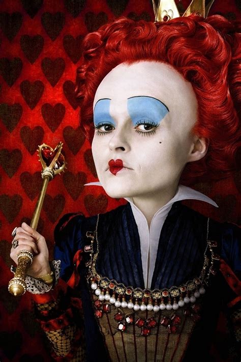 Helena Bonham Carter As The Queen Of Hearts Tim Burtons Alice In