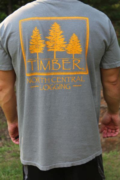 Comfort Colors Brand Timber T Shirt W Timber Logo And
