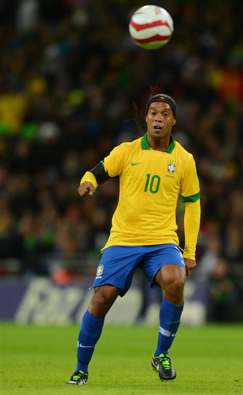 Ronaldinho former footballer from brazil attacking midfield last club: Ronaldinho Photos - England v Brazil - International ...