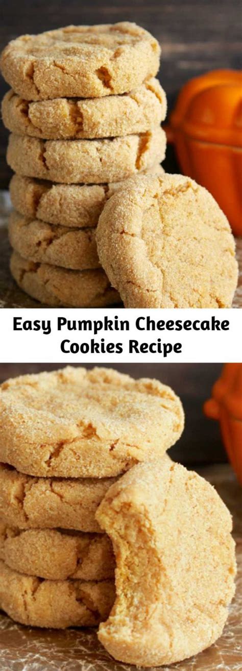 Easy Pumpkin Cheesecake Cookies Recipe Mom Secret Ingrediets