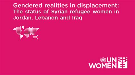 Gendered Realities In Displacement The Status Of Syrian Refugee Women In Jordan Lebanon And