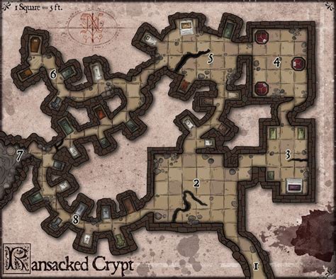 Pin By Chad Jackson On Dungeons And Dragons Crypt Tabletop Rpg Maps