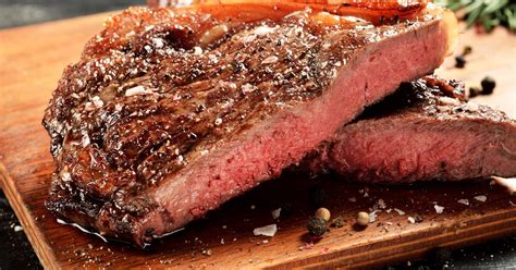 But since butter can burn, it is often combined with a little grapeseed oil, which raises its for rare steak, cook to 120 degrees; How to Cook Thin New York Strip Steaks in the Oven ...