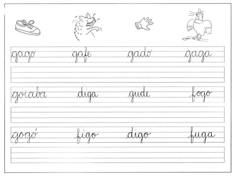 Atividades Para Treinar Letra Cursiva Cantinho Do Educador Infantil