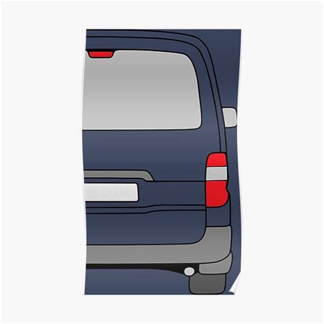 Toyota Hiace Panel Van Poster For Sale By Edimdesign Redbubble