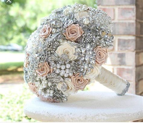Abbey~bcust Satin Rose Brooch Bouquet Or Diy Kit Bouquets By Nicole