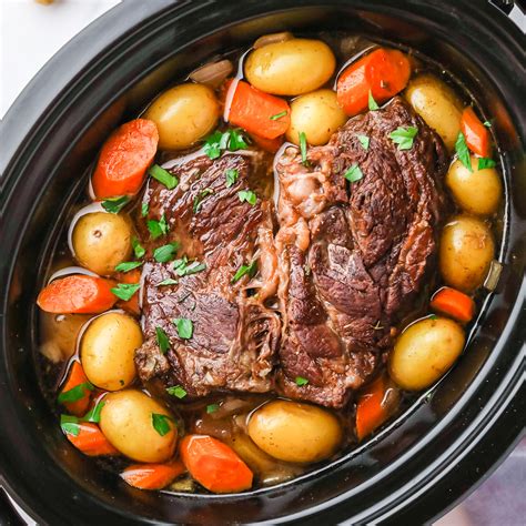 Easy slow cooker pot roast