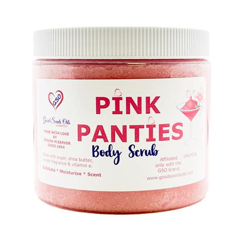 pink panties body scrub 16oz good scents oils