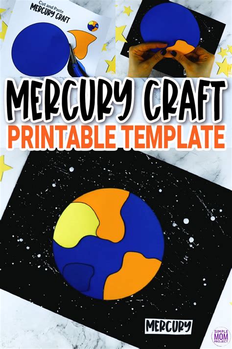 Mercury Craft With Printable Template Simple Mom Project