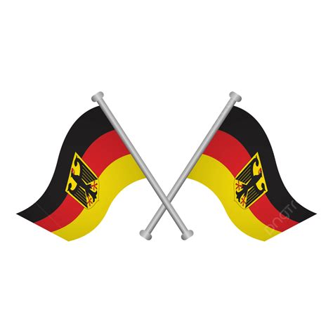 Gambar Ikon Bendera Jerman Jerman Bendera Bendera Jerman Png Dan Vektor Dengan Background