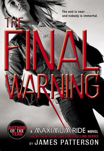 Movie ari is much crueler and more violent even as a young child, and chooses to become an eraser. The Final Warning (Maximum Ride Series #4) by James ...