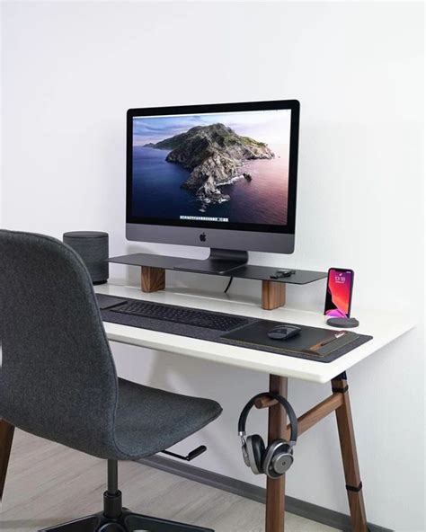 Putting together a clean, minimalist desk setup is one of the best things you can do for your home want more desk setup and home office ideas? Desk 02 in 2020 | Computer desks for home, Home office ...