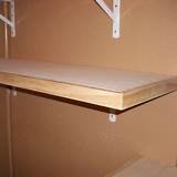 Pictures of How To Make Hanging Shelves In Garage