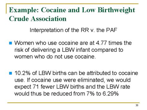 Using The Population Attributable Fraction Paf To Assess