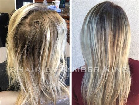 Took Her Grown Out Highlights And Transformed Them Into A Beautiful