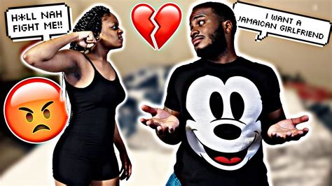 I Want A Jamaican Girlfriend Prank On Syvon 😲 She Got Heated Youtube