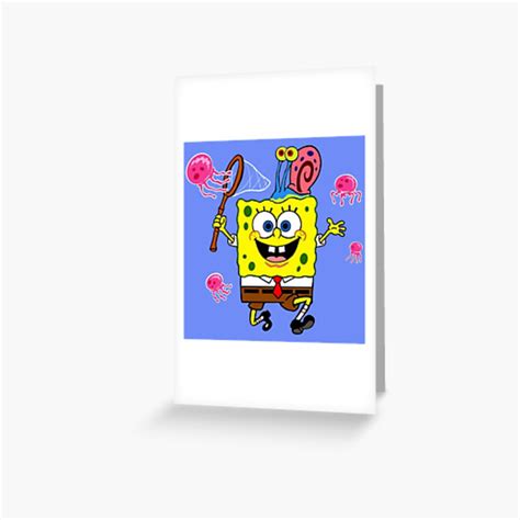 Made of durable pvc plastic. "spongebob" Greeting Card by geofanylauren | Redbubble