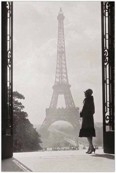 Art Symphony Vintage Black And White Photos Of Paris Classy Lady Art