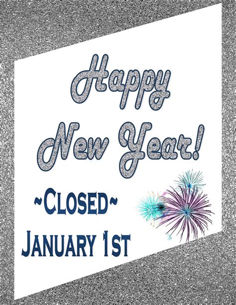 Closed In Observance New Year 2024