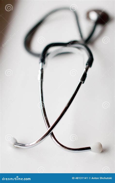 Stethoscope Stock Image Image Of Science Research White 48131141