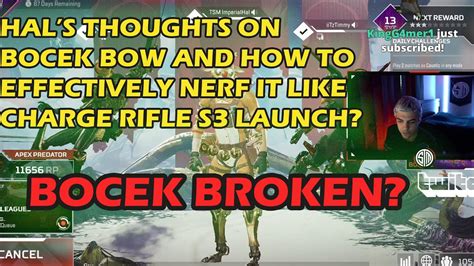 Imperialhal Explains How To Nerf Bocek Bow Weapon Apex Legends