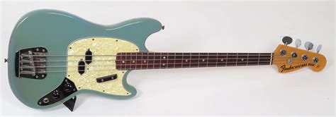 Fender Mustang Bass 1968 Daphne Blue Reverb