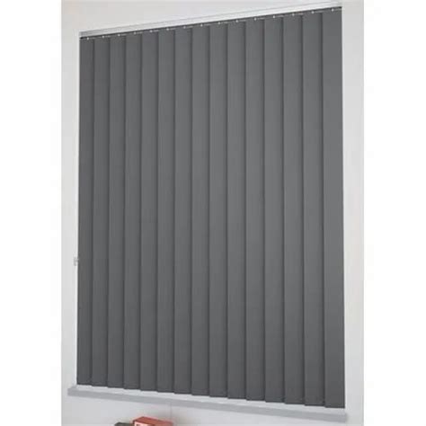 Window Grey Pvc Vertical Blind For Office Size 36 Inchh X 24 Inchw