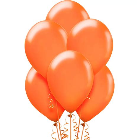 Orange Pearl Balloons 15ct Party City