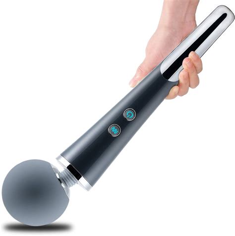Cordless Personal Wand Electric Massager With 10 Powerful Magic Vibrations Manfly