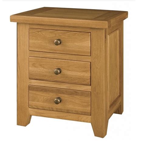 Vermont 3 Drawer Bedside Contemporary And Modern Furniture From Homes