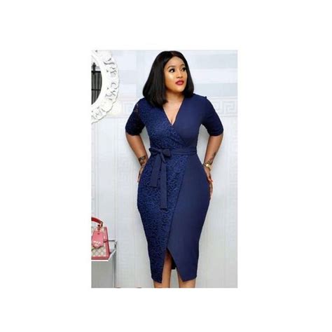 Fashion Ladies Corporate Gown Blue Jumia Nigeria