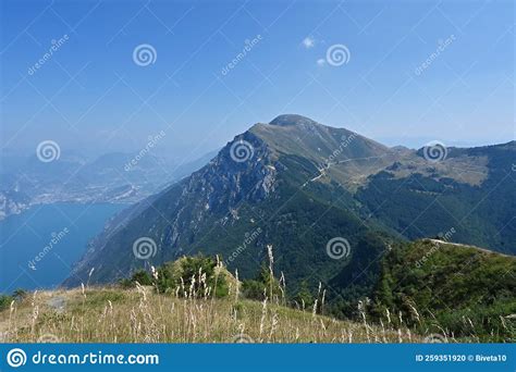 View From The Mountain Of Monte Baldo Italy Editorial Image Image Of