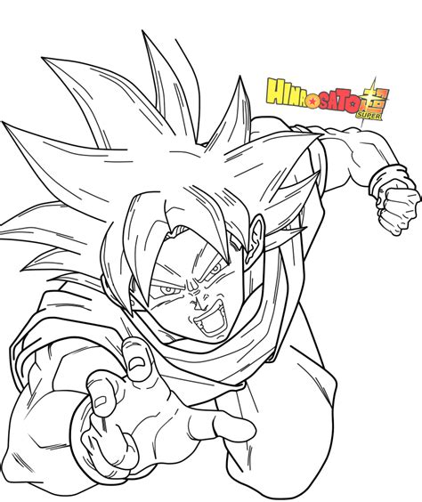 Desenho Do Goku Instinto Superior Para Colorir Por Que Goku N O Usou