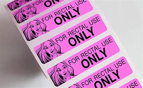 Rectal Use Only Stickers Funny Gag Ts For Adults