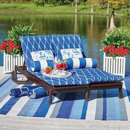 These long chairs are designed for the ultimate relaxation, allowing you to unwind and recline in a. Eucalyptus Double Chaise Lounge (With images) | Double ...